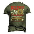 Blessed Are The Curious Us National Parks Hiking & Camping Men's 3D T-Shirt Back Print Army Green