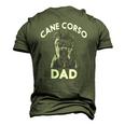 Cane Corso Dad Pet Lover Fathers Day Men's 3D T-Shirt Back Print Army Green