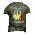 Caw Caw Motherfucker 4Th Of July Patriotic Eagle Men's 3D T-shirt Back Print Army Green