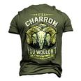 Charron Name Shirt Charron Family Name V3 Men's 3D Print Graphic Crewneck Short Sleeve T-shirt Army Green