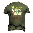 Classy Sassy Camper Queen Travel Trailer Rv Camping Men's 3D T-Shirt Back Print Army Green