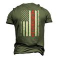 Cornhole American Flag 4Th Of July Bags Player Novelty Men's 3D T-Shirt Back Print Army Green