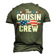 Cousin Crew 4Th Of July Patriotic American Matching Men's 3D T-Shirt Back Print Army Green