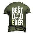 Mens Dads Birthday Fathers Day Best Dad Ever Men's 3D T-shirt Back Print Army Green