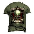 Danley Name Shirt Danley Family Name Men's 3D Print Graphic Crewneck Short Sleeve T-shirt Army Green