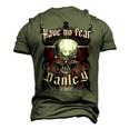 Danley Name Shirt Danley Family Name V4 Men's 3D Print Graphic Crewneck Short Sleeve T-shirt Army Green