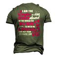 I Am The Daughter Of A King Fathers Day For Women Men's 3D T-Shirt Back Print Army Green