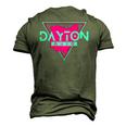 Dayton Ohio Triangle Souvenirs City Lover Men's 3D T-Shirt Back Print Army Green
