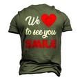 Dentist We Love To See You Smile Technician Hygienist Dental Men's 3D T-Shirt Back Print Army Green