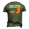 Dont Mess With My Faith Flag Country Gun Liberty 4Th Of July Men's 3D T-Shirt Back Print Army Green