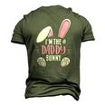 Easter Im Daddy Bunny For Dads Group Men's 3D T-Shirt Back Print Army Green
