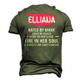 Elliana Name Elliana Hated By Many Loved By Plenty Heart On Her Sleeve Men's 3D T-shirt Back Print Army Green