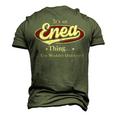 Enea Shirt Personalized Name T Shirt Name Print T Shirts Shirts With Name Enea Men's 3D T-shirt Back Print Army Green