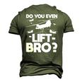 Do You Even Lift Bro Ch 47 Chinook Helicopter Pilot Men's 3D T-Shirt Back Print Army Green