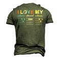Father Grandpa Best Dad Ever Guitar Chords Musician Funny S Dayidea T 530 Family Dad Men's 3D Print Graphic Crewneck Short Sleeve T-shirt Army Green