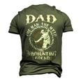 Father Grandpa Dadthe Bowhunting Legend S73 Family Dad Men's 3D Print Graphic Crewneck Short Sleeve T-shirt Army Green