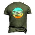 Fathers Day For Tatay Filipino Pinoy Dad Men's 3D T-Shirt Back Print Army Green