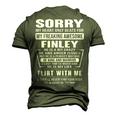 Finley Name Sorry My Heart Only Beats For Finley Men's 3D T-shirt Back Print Army Green