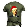 Funny Anti Joe Biden Happy 4Th Of July Merry Christmas Men's 3D Print Graphic Crewneck Short Sleeve T-shirt Army Green