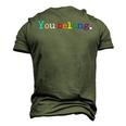 Gay Pride Lgbt Support And Respect You Belong Transgender Men's 3D T-Shirt Back Print Army Green