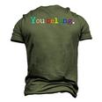 Gay Pride Lgbt Support And Respect You Belong Transgender V2 Men's 3D T-Shirt Back Print Army Green