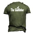 The Goatfather Goat Farm Birthday Party Supplies Men's 3D T-Shirt Back Print Army Green