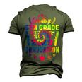 Goodbye 5Th Grade Class Of 2029 Graduate 5Th Grade Tie Dye Men's 3D T-Shirt Back Print Army Green