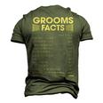 Grooms Name Grooms Facts Men's 3D T-shirt Back Print Army Green