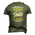 Guns Dont Kill People Dads With Pretty Daughters Do Active Men's 3D T-Shirt Back Print Army Green
