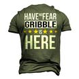 Have No Fear Gribble Is Here Name Men's 3D Print Graphic Crewneck Short Sleeve T-shirt Army Green
