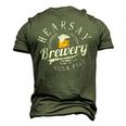 Hearsay Brewing Co Home Of The Mega Pint That’S Hearsay V2 Men's 3D T-Shirt Back Print Army Green