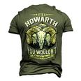 Howarth Name Shirt Howarth Family Name V3 Men's 3D Print Graphic Crewneck Short Sleeve T-shirt Army Green