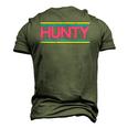 Hunty Drag Queen Vintage Retro Men's 3D T-Shirt Back Print Army Green