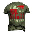 If Dad Cant Fix It No One Can Funny Mechanic & Engineer Men's 3D Print Graphic Crewneck Short Sleeve T-shirt Army Green