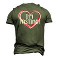 Intermittent Fasting Im Fasting Men's 3D T-Shirt Back Print Army Green