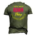Its A Adam Thing You Wouldnt Understand Shirt Personalized Name T Shirt Shirts With Name Printed Adam Men's 3D T-shirt Back Print Army Green