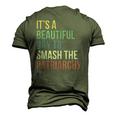 Its A Beautiful Day To Smash Patriarchy Pro Choice Feminist Men's 3D T-Shirt Back Print Army Green