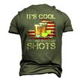Its Cool Ive Had Both My Shots American Flag 4Th Of July Men's 3D T-Shirt Back Print Army Green