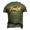 Its A Fleury Thing You Wouldnt Understand Shirt Personalized Name T Shirt Shirts With Name Printed Fleury Men's 3D T-shirt Back Print Army Green
