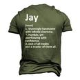 Jay Definition Personalized Name Birthday Idea Men's 3D T-Shirt Back Print Army Green