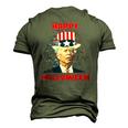 Joe Biden Happy Halloween For Fourth Of July Men's 3D T-Shirt Back Print Army Green
