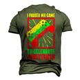 Junenth For Men Junenth Kids Boy Gamer Men's 3D T-Shirt Back Print Army Green