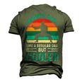 Karate Dad Like Regular Dad Only Cooler Fathers Day Gift Men's 3D Print Graphic Crewneck Short Sleeve T-shirt Army Green