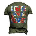 Keeper Of The Gender 4Th Of July Baby Gender Reveal Men's 3D T-shirt Back Print Army Green