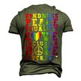 Kindness Equality Love Lgbtq Rainbow Flag Gay Pride Month Men's 3D T-Shirt Back Print Army Green