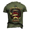 Laskowski Blood Runs Through My Veins Name Men's 3D Print Graphic Crewneck Short Sleeve T-shirt Army Green