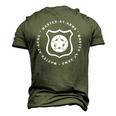 Master At Arms United States Navy Men's 3D T-Shirt Back Print Army Green