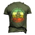 Master Of The Campfire Dad Camping Camping Dad Men's 3D Print Graphic Crewneck Short Sleeve T-shirt Army Green