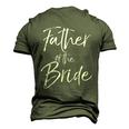 Matching Bridal Party For Family Father Of The Bride Men's 3D Print Graphic Crewneck Short Sleeve T-shirt Army Green