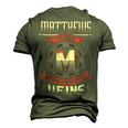 Matthews Blood Run Through My Veins Name V3 Men's 3D T-shirt Back Print Army Green